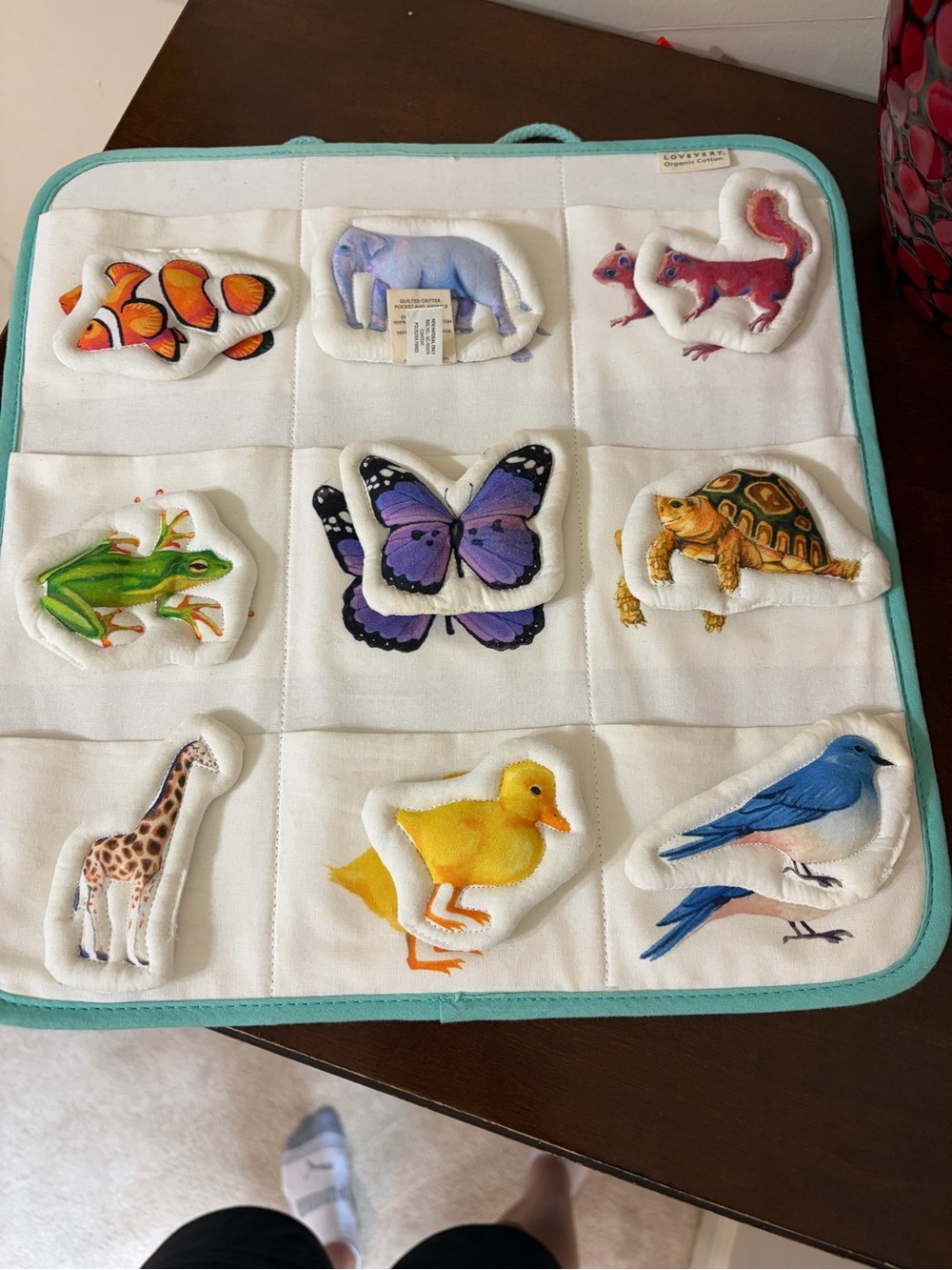 Lovevery Quilter Critter Animal Matching Toy - Picture 12 of 16